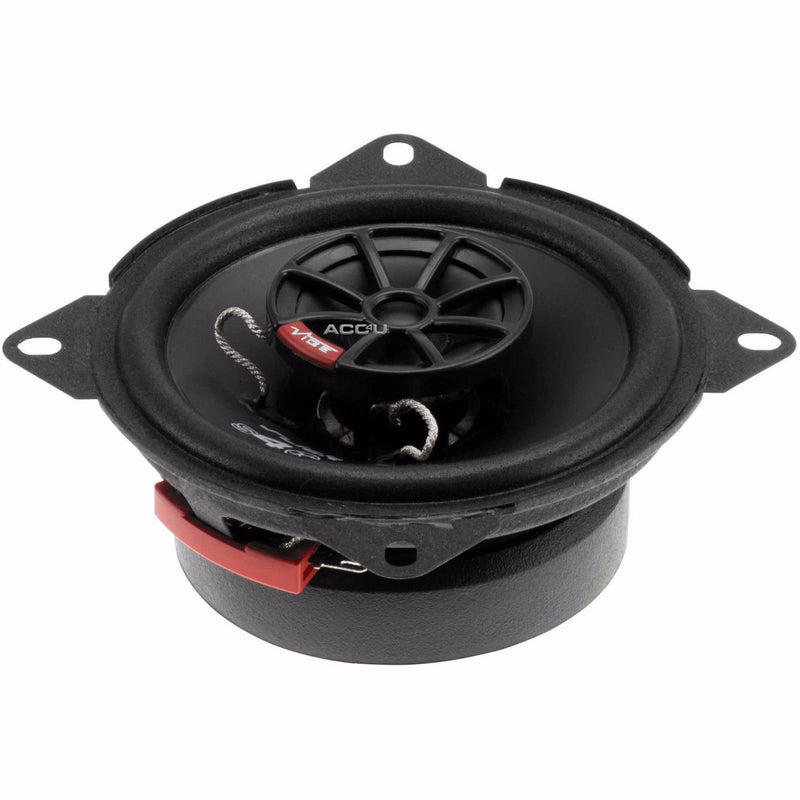 Vibe SLICK4 V7 Slick Series 2 4" 100mm 300w Car Door Shelf Coaxial Speakers Set