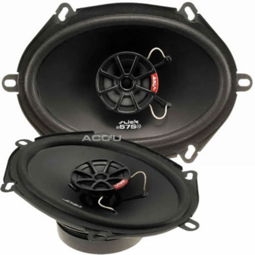 Vibe SLICK57 V7 Slick Series 2 5x7" inch 480w Car Door Shelf Coaxial Oval Speakers Set