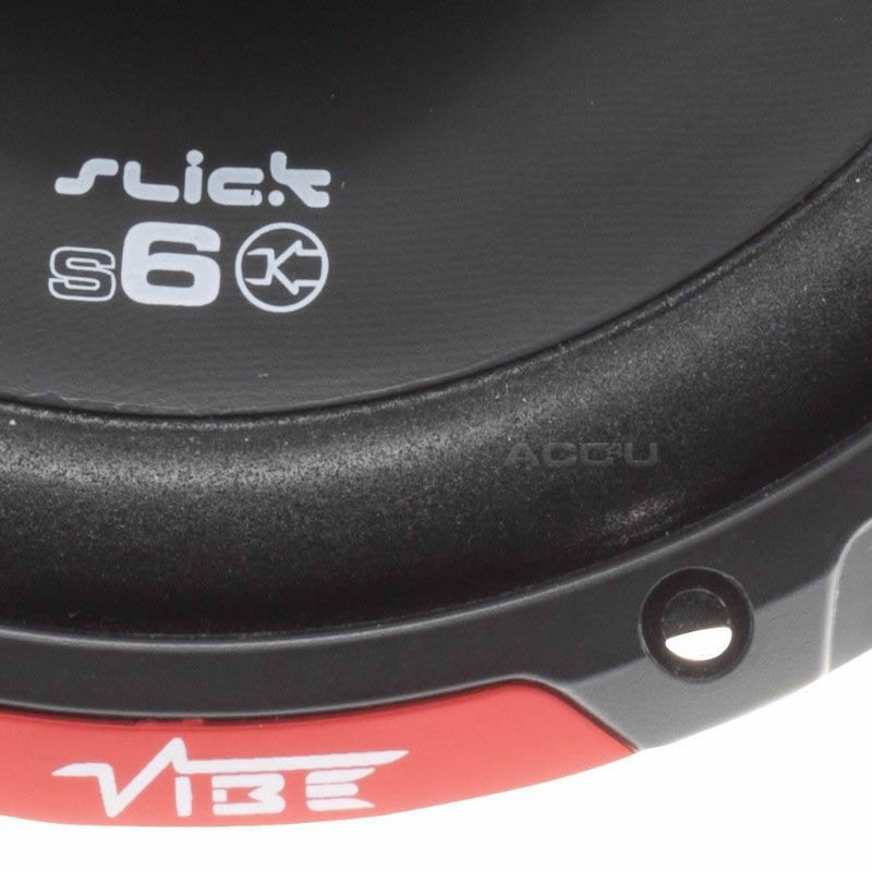 Vibe SLICK6 V7 Slick Series 2 6 6.5" inch 480w Car Door Shelf Coaxial Speakers Set