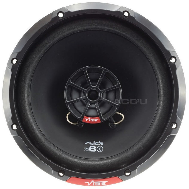 Vibe SLICK6 V7 Slick Series 2 6 6.5" inch 480w Car Door Shelf Coaxial Speakers Set