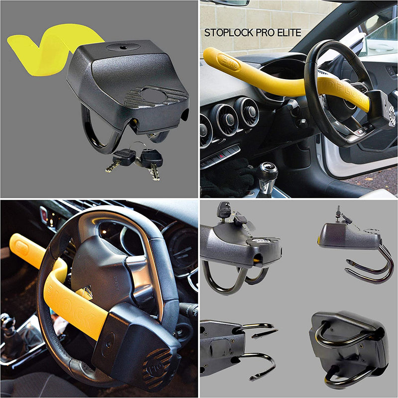 Stoplock PRO ELITE Premium High Security Car Van 4x4 Steering Wheel Lock Immobiliser