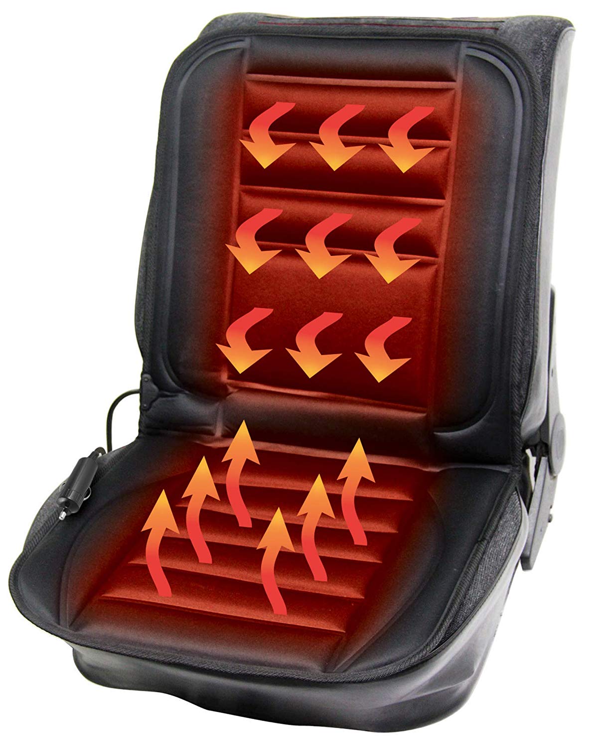 Buy Streetwize 12V Heated Car Seat Cushion With Lumbar Support, Massage  chairs, mats and cushions