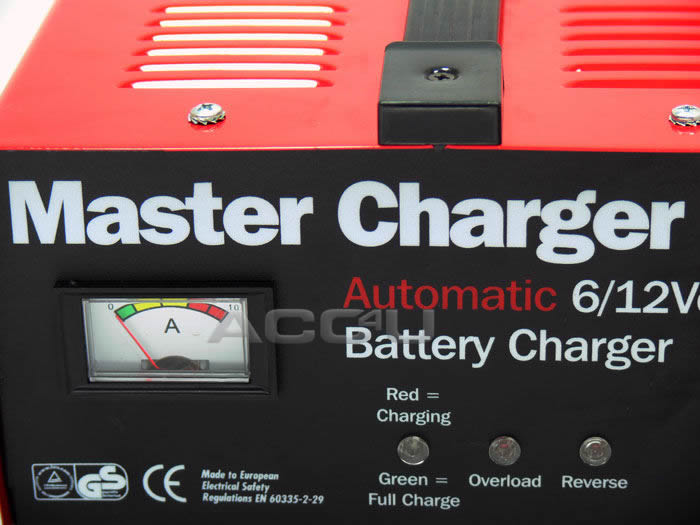 6v 12v 5A 50Ah Car Bike Quad Boat Automatic Metal Case Master Battery Charger