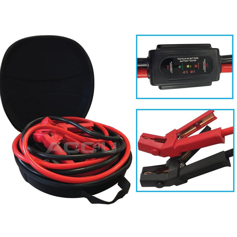 12v 24v 480A 7000cc Engine Heavy Duty Car Van 4x4 Battery Jump Leads Booster Cables
