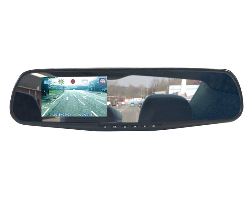 In Car Interior Rear View Mirror Mount HD Dash Cam Camera Video Journey Recorder