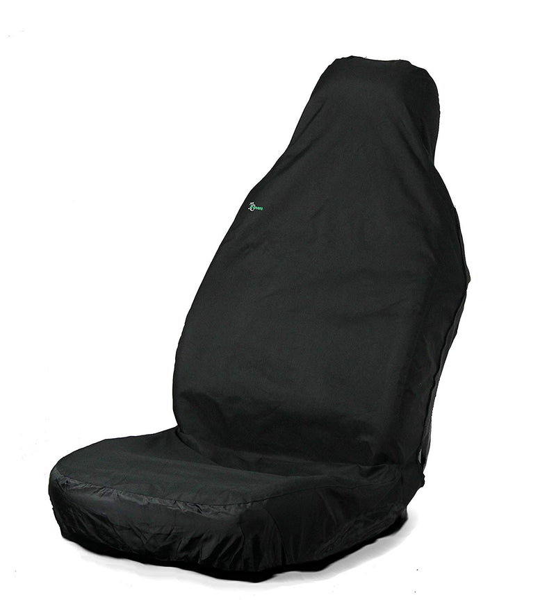 Town & Country Waterproof 3D Stretch BLACK Car Front Single Seat Cover Protector