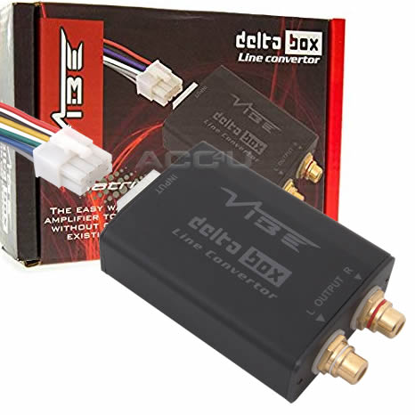 Vibe Audio Matrix Delta Box Car Speaker Wire To Low Level RCA Output Line Convertor