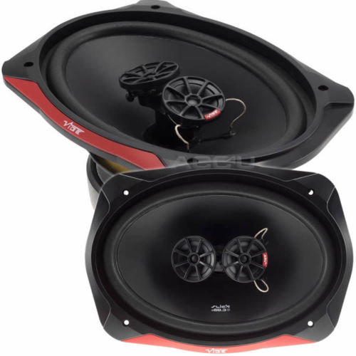 Vibe SLICK69.3 V7 Slick Series 2 6x9" inch 960w 3-Way Car Parcel Shelf Coaxial Speakers Set