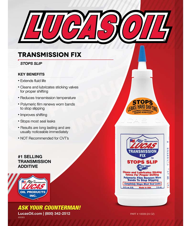 Lucas Oil Car Transmission Fix Stops Slip Hard Shifting Seal Most Leaks Additive